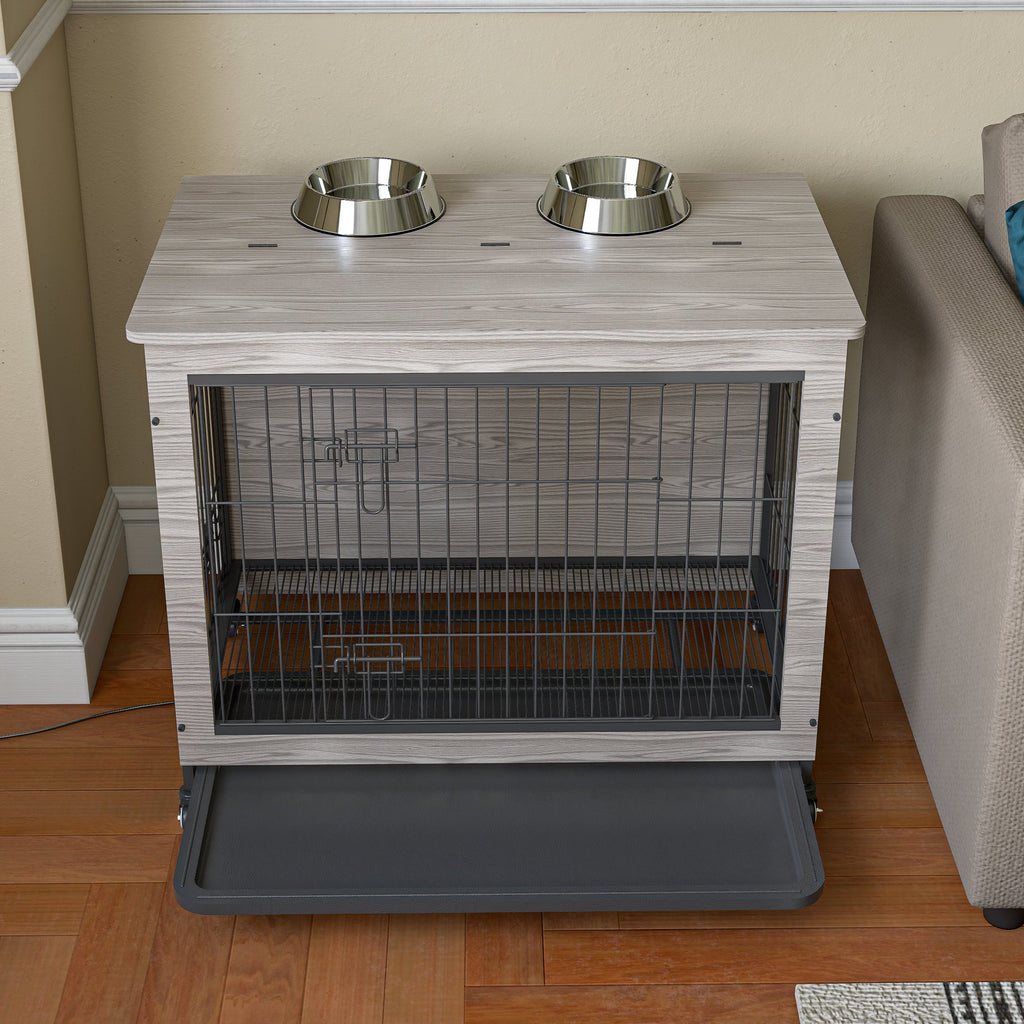 23 Inch Heavy-Duty Dog Crate Furniture - petspots