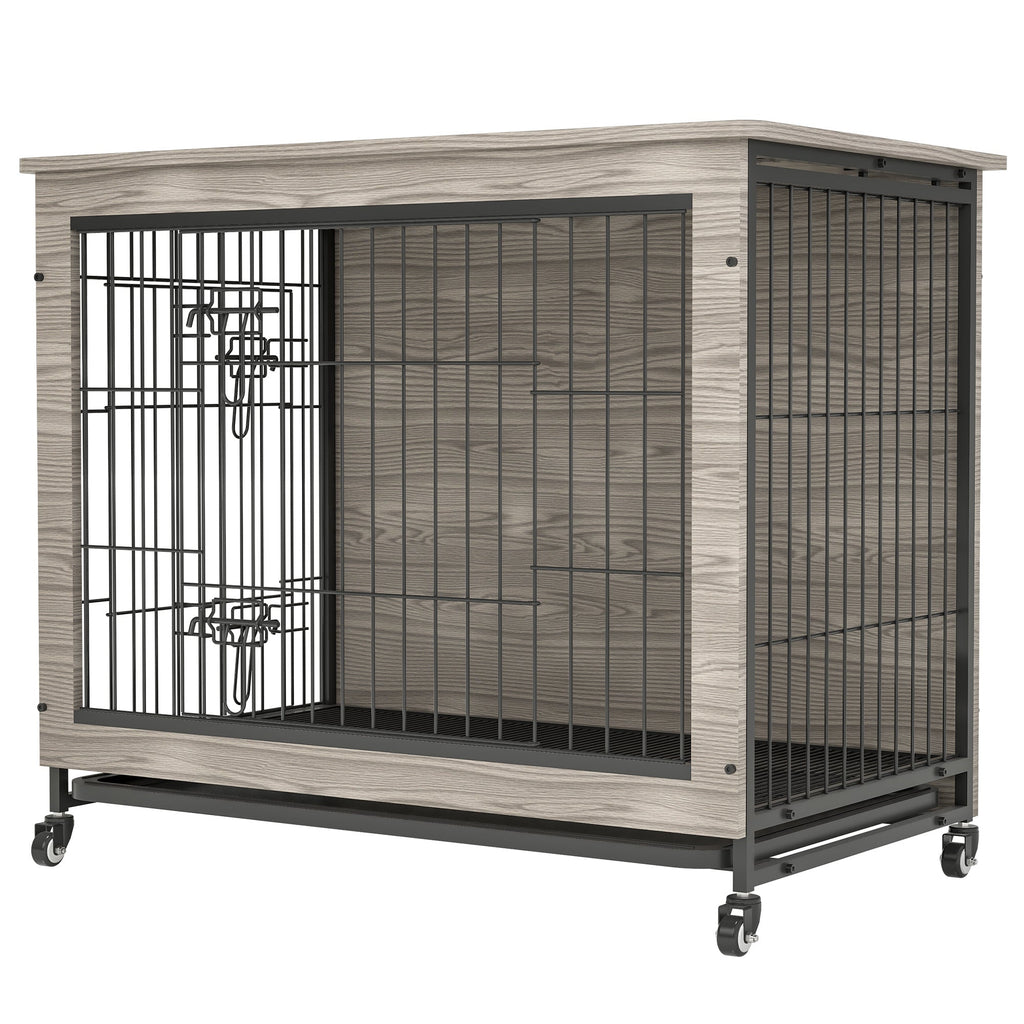38 Inch Heavy-Duty Dog Crate Furniture - petspots