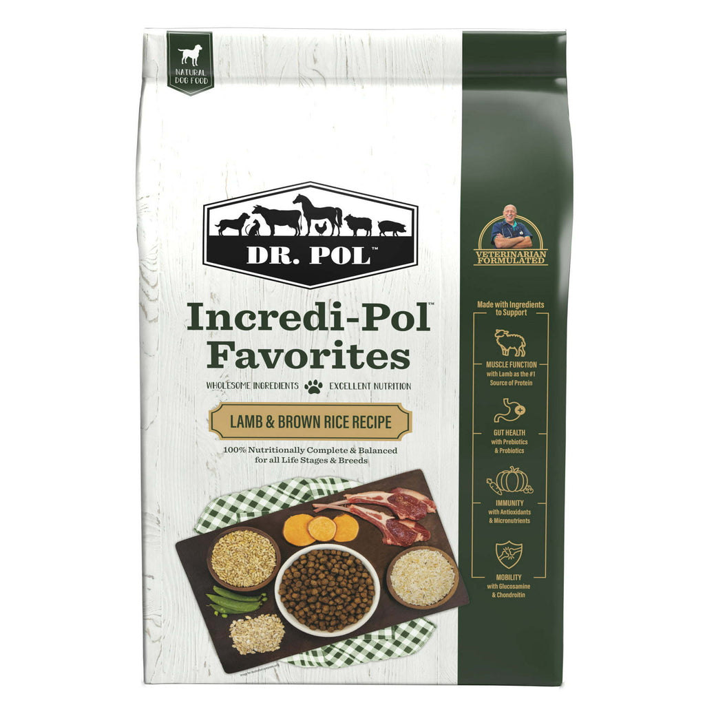 Dr. Pol Incredi-Pol Favorites Lamb and Brown Rice Recipe Dog Food - 6lb - petspots