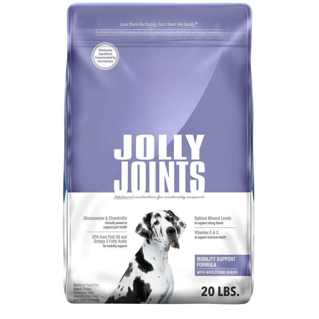 Jolly Joints Mobility Support Chicken Dry Dog Food for Adult Dogs; Whole Grain; 11 lb. Bag - petspots