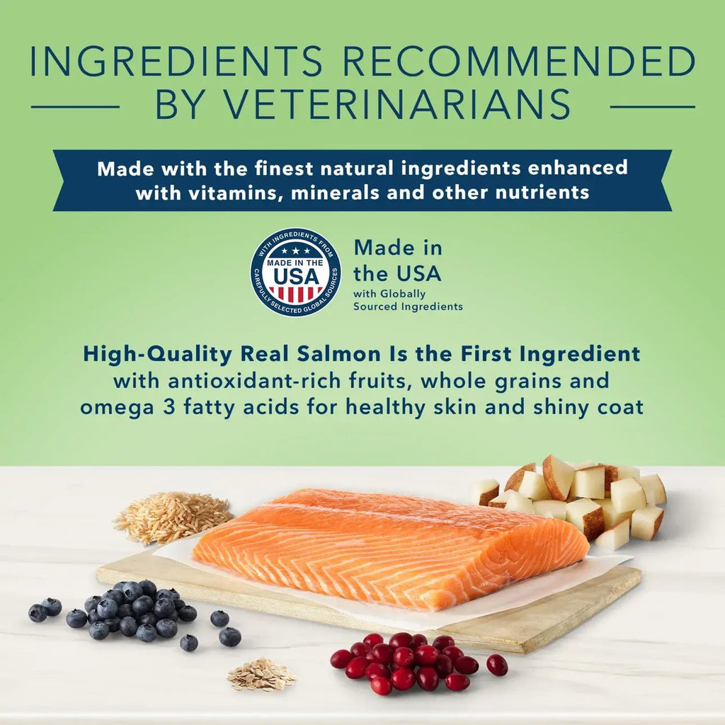 Perfect Coat Skin & Coat Care Salmon Dry Dog Food for Adult Dogs; Whole Grain - petspots
