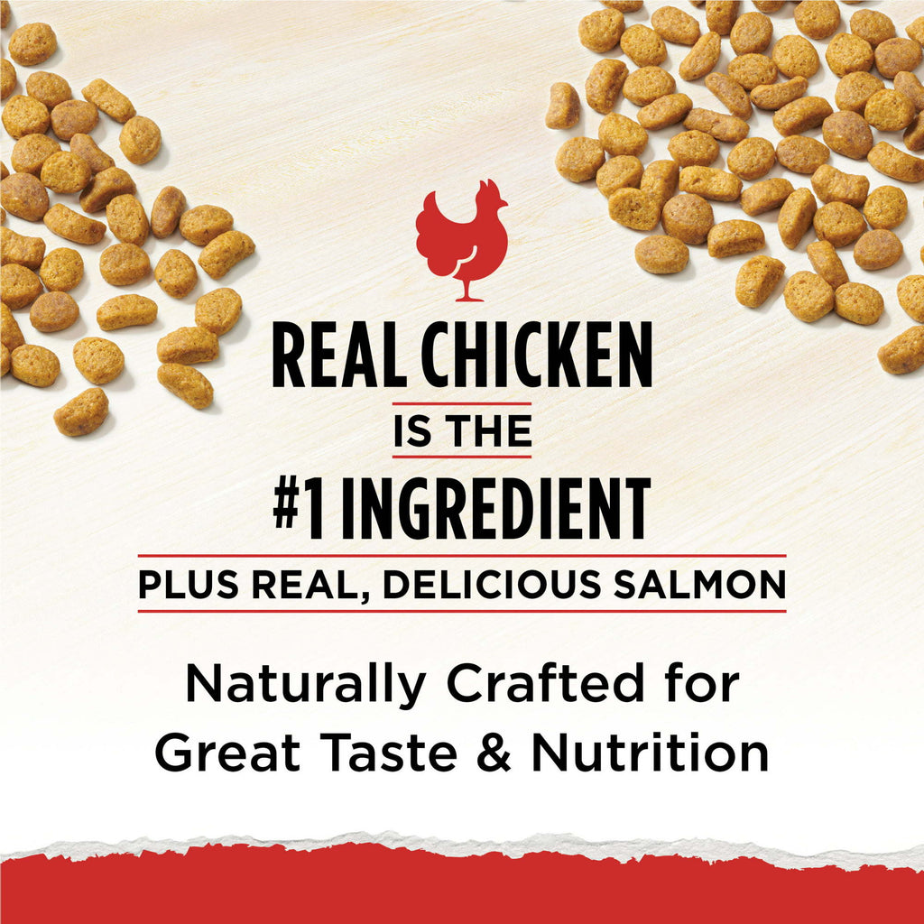 Purina Cat Chow Naturals Chicken & Salmon Original Dry Cat Food 18 lb Bag - petspots
