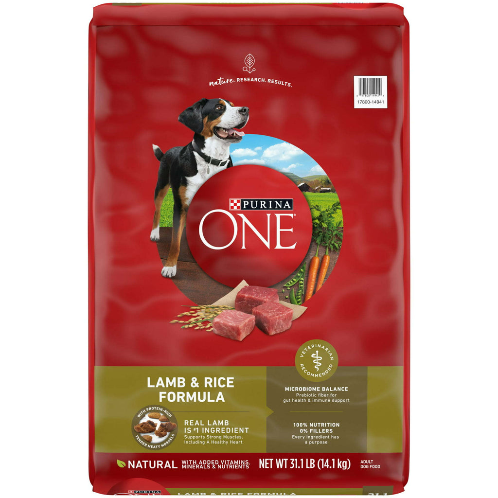 Purina ONE Dry Dog Food Lamb and Rice Formula - petspots