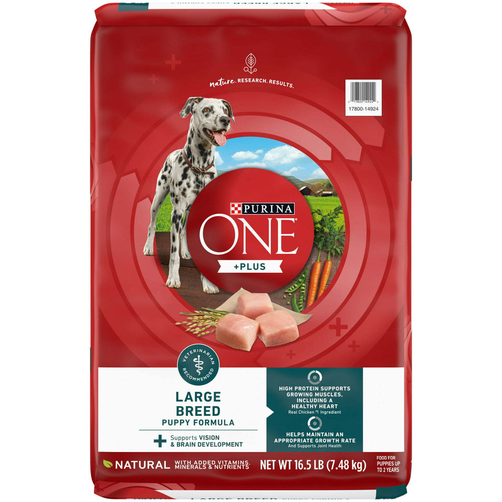 Purina ONE Plus Large Breed Puppy Food Dry Formula - petspots