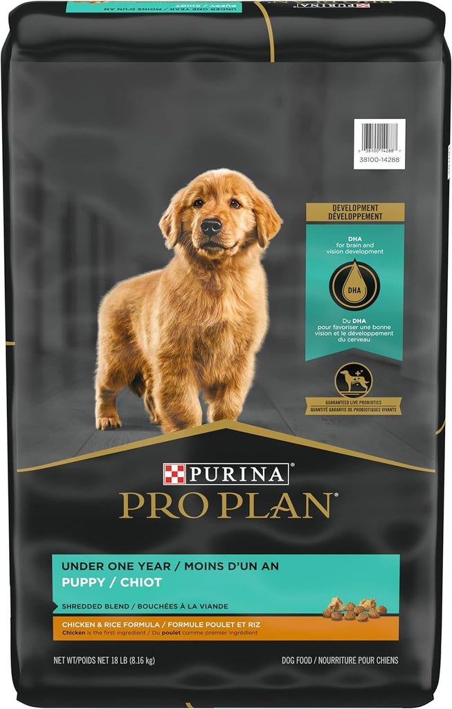 Purina Pro Plan Chicken and Rice for Puppies 18 lb Bag - petspots