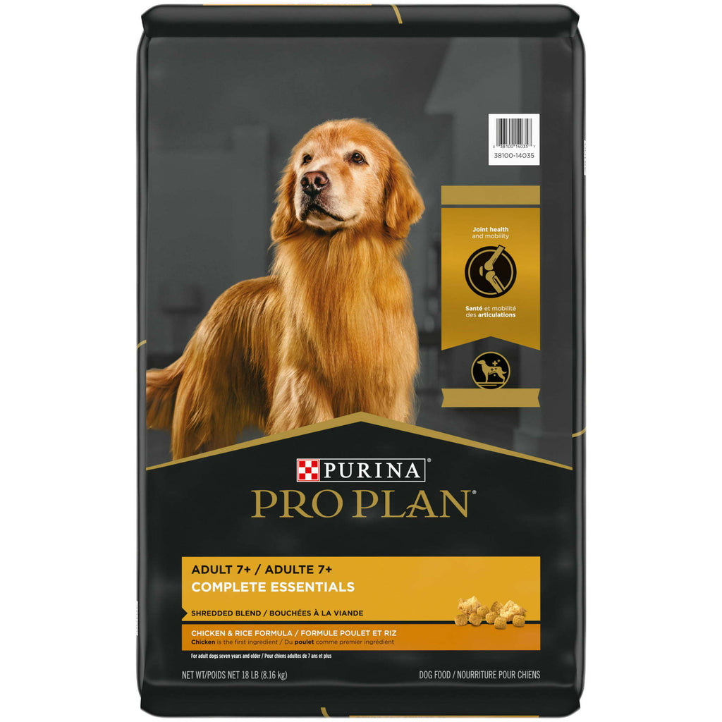 Purina Pro Plan Complete Essentials for Adult Dogs Chicken Rice, 18 lb Bag - petspots
