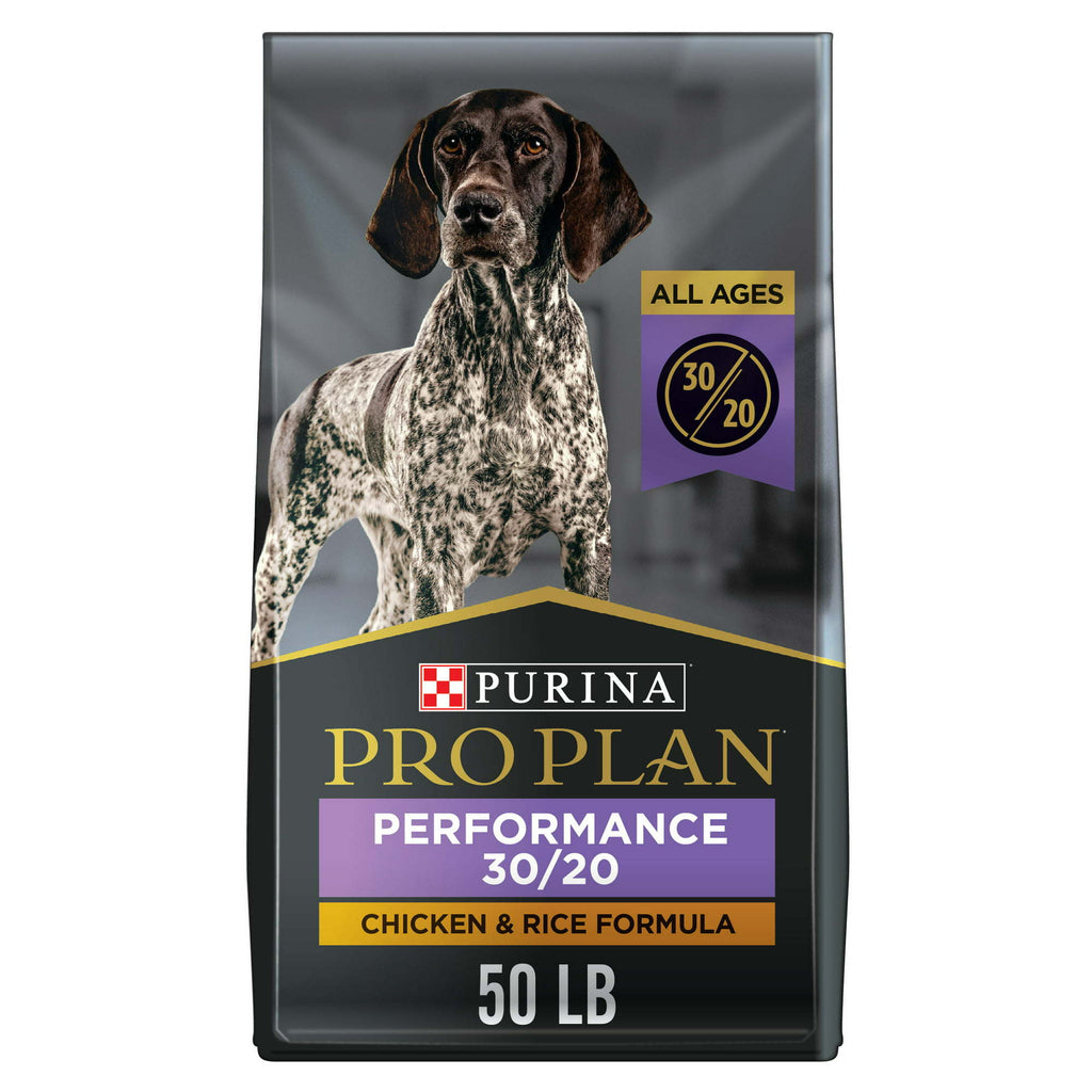 Purina Pro Plan Performance 30/20 for Adult Dogs Chicken Rice 50 lb Bag - petspots
