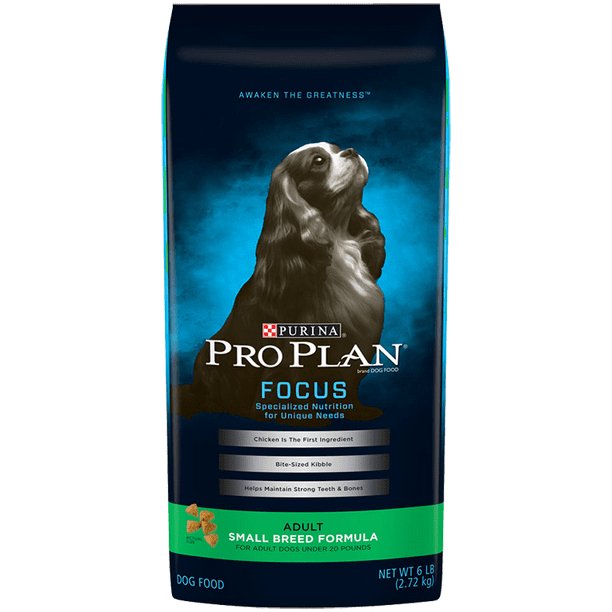 Purina Pro Plan Small Breed for Adult Dogs Chicken Rice 6 lb Bag - petspots